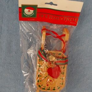 Sled Ornament NWT